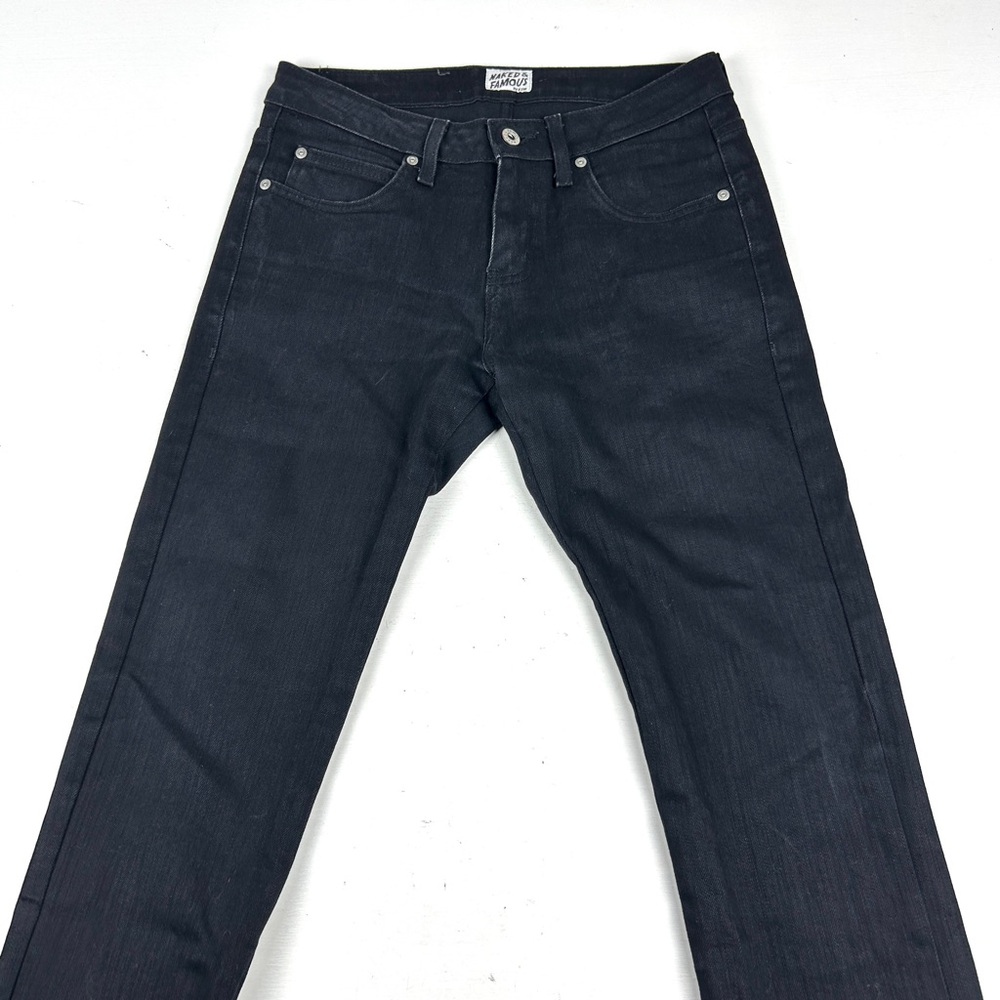 Naked & Famous Denim Black Skinny Jeans